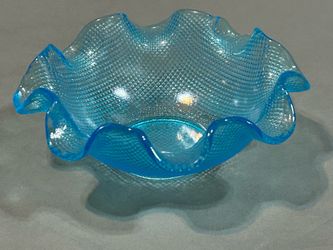 Antique Aqua Marine Candy Dish