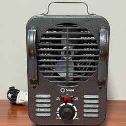 Soleil Dual 750/1500 Watt Electric Utility Metal Milkhouse Mini Heater
