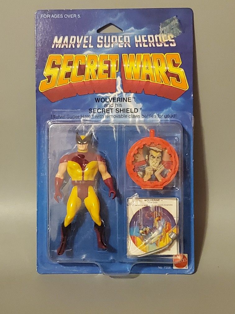 Vintage Marvel Comics Secret Wars Wolverine Action Figure 