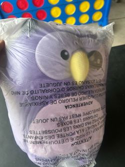 New purple owl plush toy