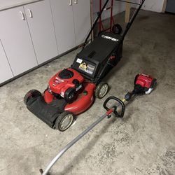 Troy Bilt Mower/weed eater for sale