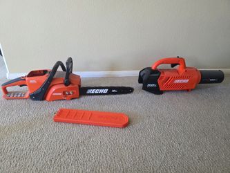 Echo Blower and chainsaw cutter