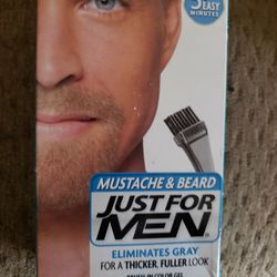 Just For Men Brush- In Color Gel,mustache &Beard