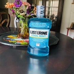 Listerine. Kills 99.9% of germs that cause bad breath, plaque & gingivitis. Cool Mint. 1.5 Litre. Check price at your pharmacy for 1.5 Litre. Great ba
