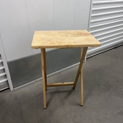 Wooden Folding Side/Breakfast Table 