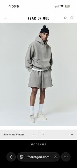 Essential fear of god hoodie classic