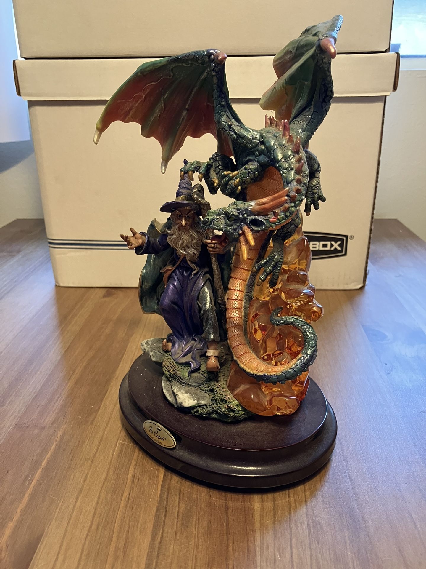 De Capoli Collection Dragon And Wizard 