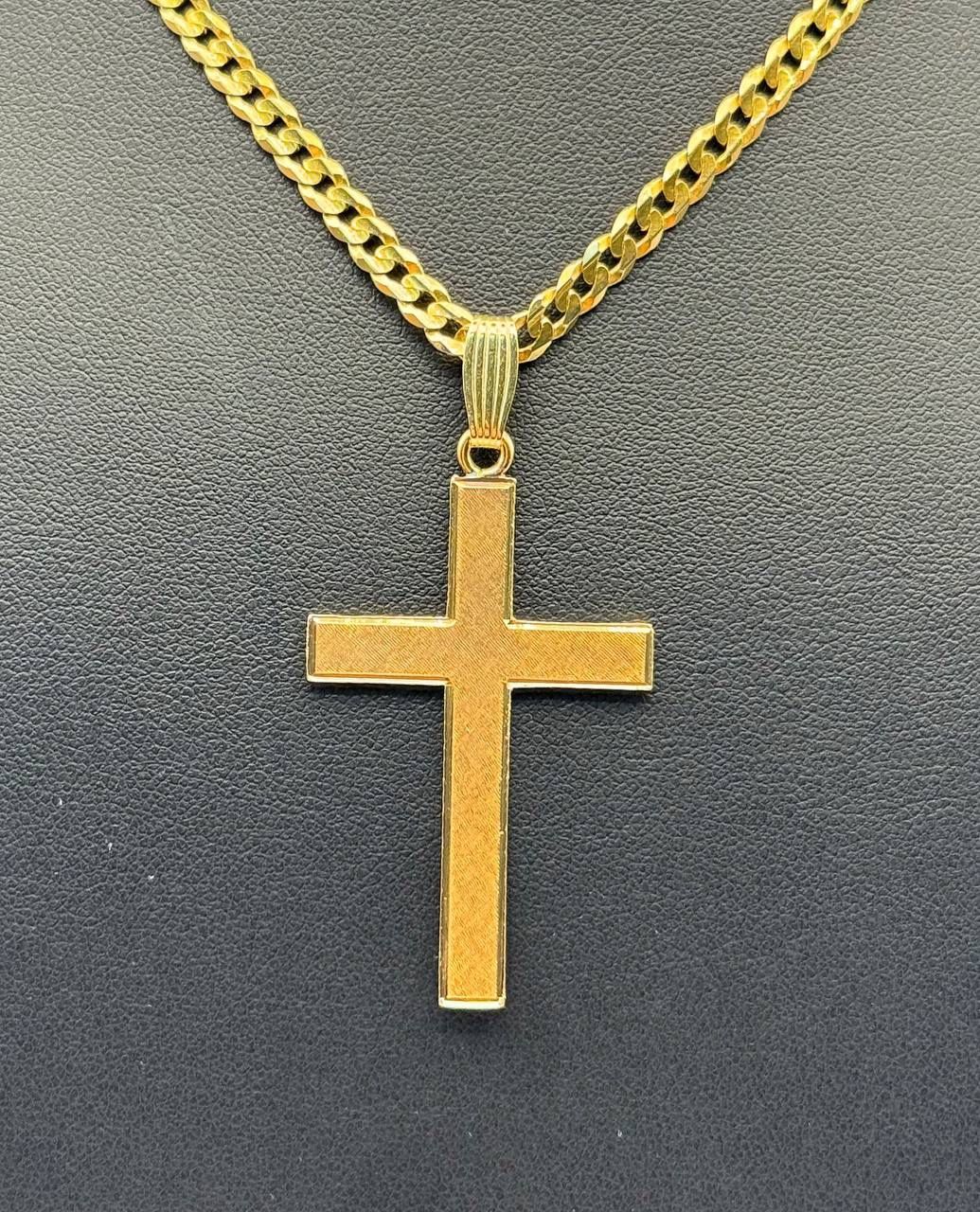 Jewelry 14k solid yellow gold pendant Cross charm 6.3 grams CROSS ONLY