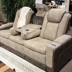Power Recliner Sofa By Ashley 