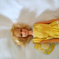 Vintage Francie Blonde Barbie Doll In Fresh As A Daisy