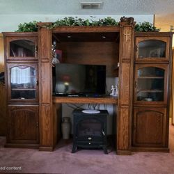 Entertainment Center. 3 Pieces