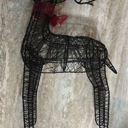 2 Ft Wire Christmas Reindeer Decoration