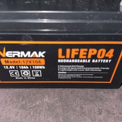12 V Life P04 Rechargeable Battery