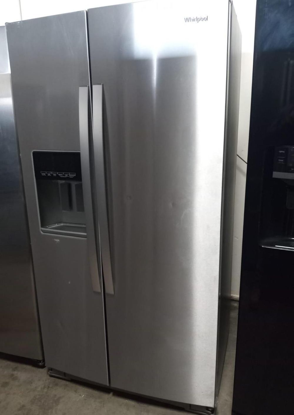 Whirlpool Side-by-Side Stainless Steel Fridge