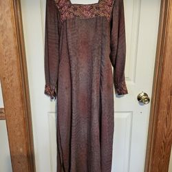 Vintage Peasant Dress