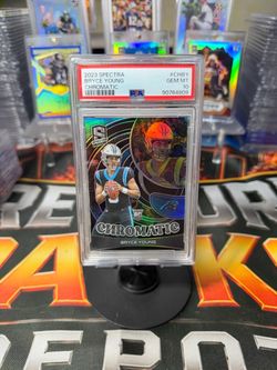 2023 Spectra Bryce Young Chromatic RC PSA 10