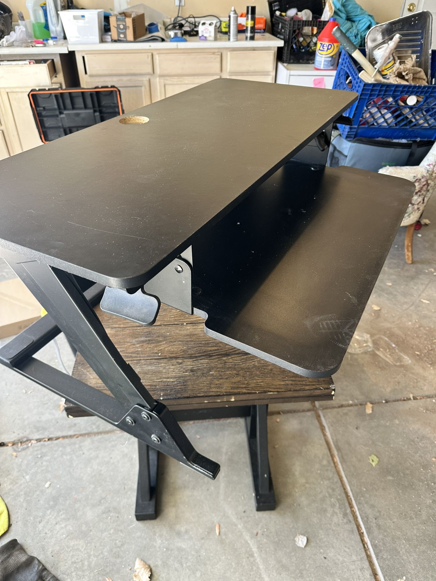 Standup desk converter