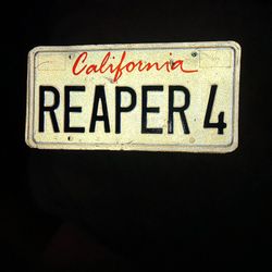 FRONT AND BACK PERSONALIZED PLATES CALIFORNIA