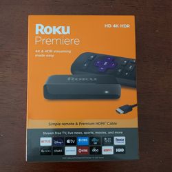 Roku Premiere 4K & HDR Streaming Media Player