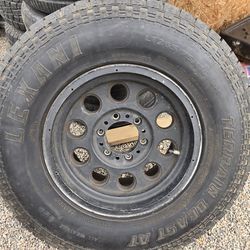 4 Lexani Terrain Beast A/T Tires LT265/75R16 – Load Range E – With Rims