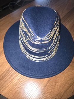 Blue Fedora Hat
