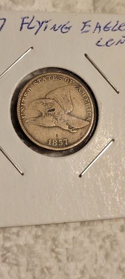Rare 1857 Flying Eagle Small Cent