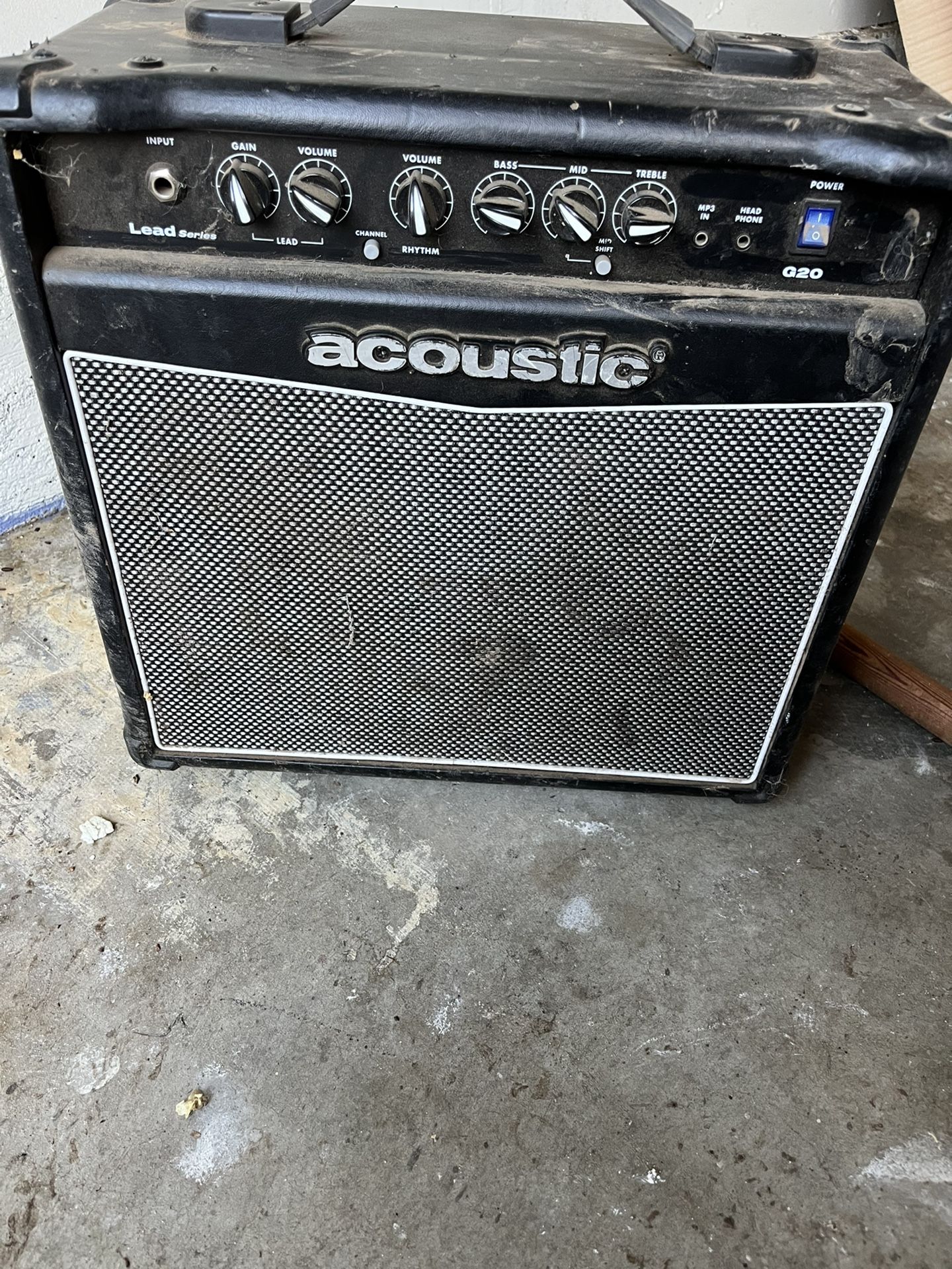 Acoustic Amp Used