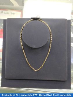 Rope Chain - Yellow Gold 14k (.585) 6.4 grams 20 inch