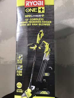 Ryobi ONE+ String Trimmer with Jet Fan Blower