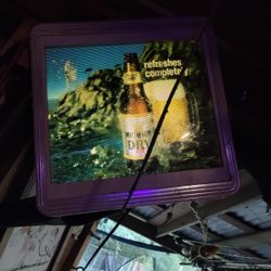 Vintage Michelob Dry Changing Light Up Sign