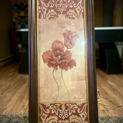 Framed Floral Art Print