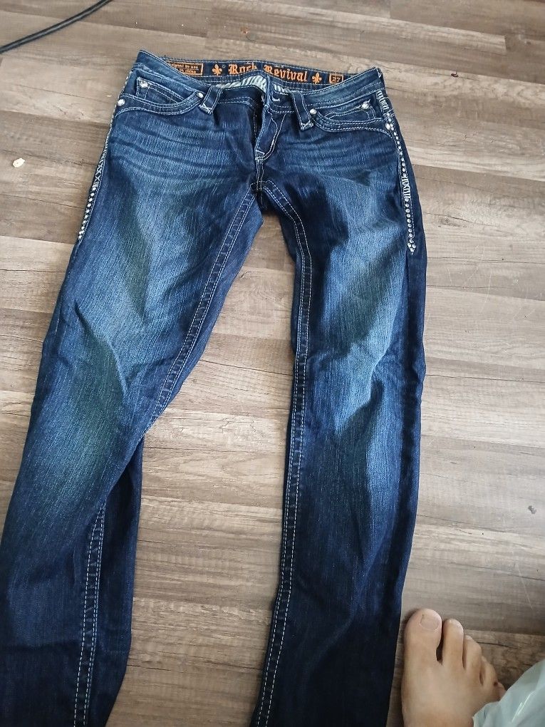 5 Pairs Of Immaculate Rock Revival Jeans