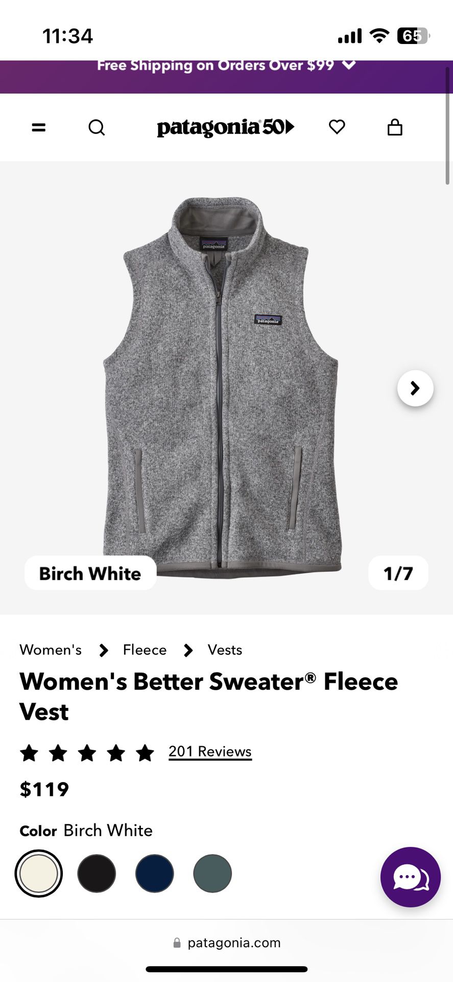 Patagonia Woman’s Better Sweater Fleece Vest