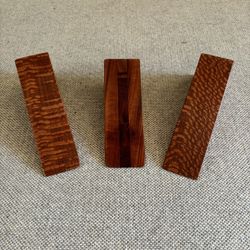 Exotic Leopard Wood Door Stop