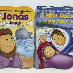 2 Spanish & Bilingual Children's Board Books