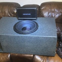 Memphis Speaker 12 Inch  Memphis Amplifier 500 Watts 