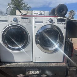 LG washer and gas dryer