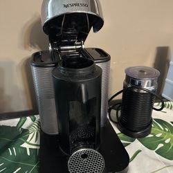 Nespresso vertuo espresso maker with extras