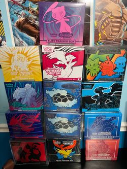 Pokemon elite trainer box ETB Lot