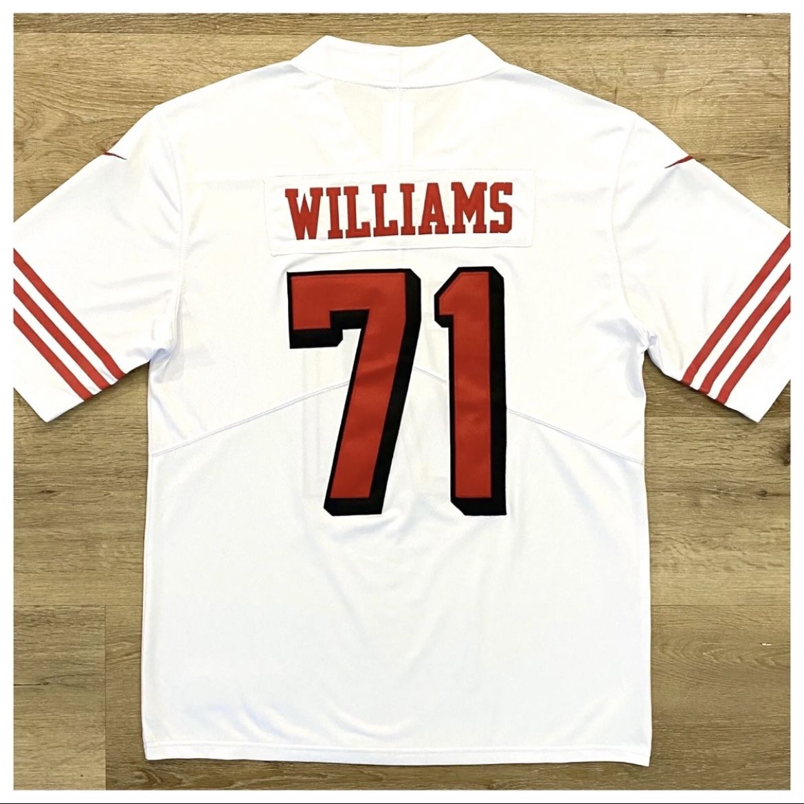 49ers Jersey Trent Williams RARE Thanksgiving Style Captain Patch