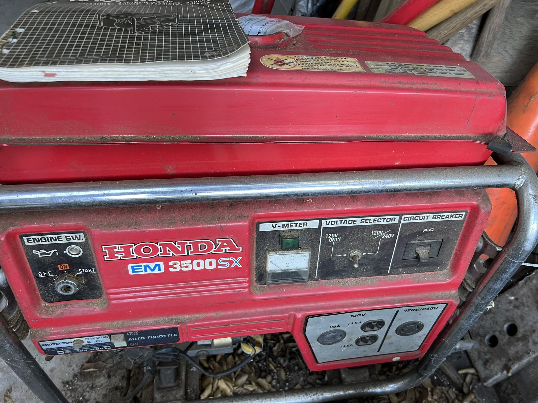 Honda 3500 EM3500SC Generator