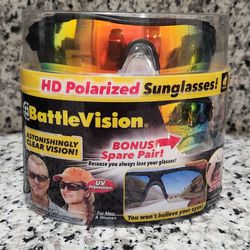 NEW 2 Pair HD Polarized Sunglasses  -  Need gone right away 