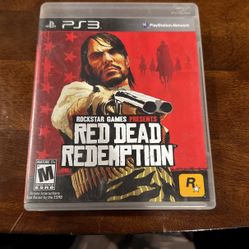 Red Dead Redemption (Sony PlayStation 3, PS3, 2010) Complete W/ Map