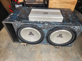 JL AUDIO 13w1v2-4 subwoofers