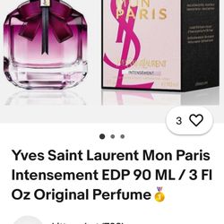 YSL  Mon Paris Intensement Perfume