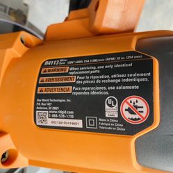 RIDGID R4113 15 Amp 10 in. Dual Miter Saw with LED Cut Line Indicator