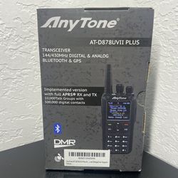 AnyTone AT-D878UV II Plus (New Version) With GPS Bluetooth APRS