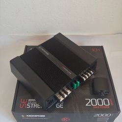 MEMPHIS 2000 WATTS MONOBLOCK 1 OHM STABLE BUILT IN CROSSOVER WITH BASS CONTROL CAR AMPLIFIER ( BRAND NEW PRICE IS LOWEST INSTALL NOT AVAILABLE)