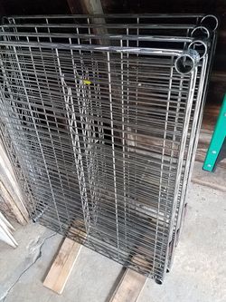 Metal shelving