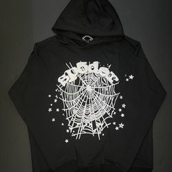 Sp5der Black Hoodie